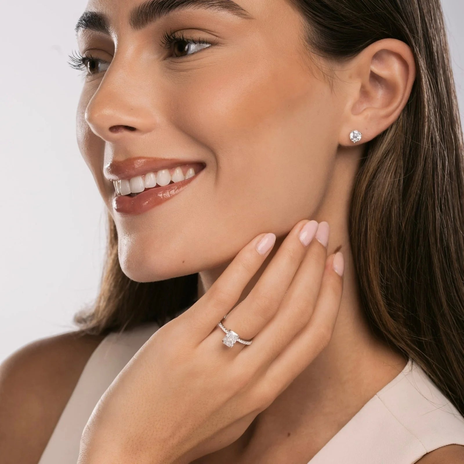 Silver Jasmine Petal Ring