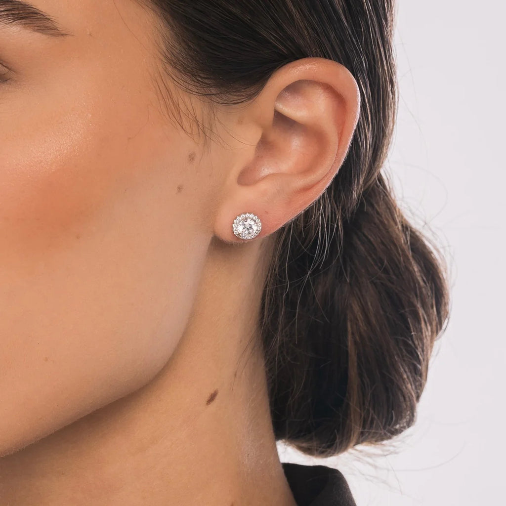 The Radiance Mini Halo Earrings