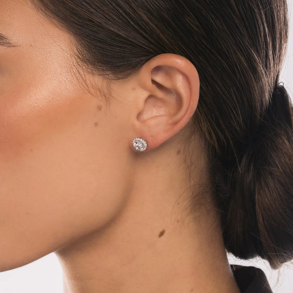 The Radiance Mini Halo Earrings